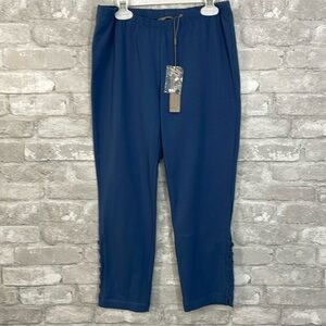Sandwich Button Hem Leggings
